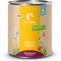 Produktbild von Herrmann's Bio Hundefutter Selection Welpe Huhn mit Reis und Fenchel 6 x 800 g - 6 x 800 g