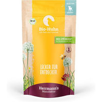 Produktbild von Herrmann's Bio Hundefutter Welpe Huhn mit Reis und Fenchel 14 x 150 g - 70 x 150 g