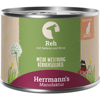 Produktbild von Herrmann's Bio Katzenfutter Hirsch Adult 12 x 200 g - 12 x 200 g