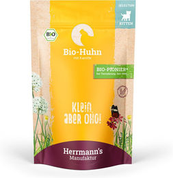 Produktbild von Herrmann's Bio Katzenfutter Huhn mit Karotte Selection Kitten 12 x 100 g - 12 x 100 g