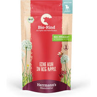 Produktbild von Herrmann's Bio Rind mit Apfel und Haferflocken Welpen Hundefutter Stückchen in Sauce 14 x 150 g - 15 x 150 g