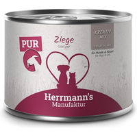 Produktbild von Herrmann's Katzen Nassfutter Ziege Reinfleisch Kreativ-Mix Hypoallergen Monoprotein 200 g - 200 g