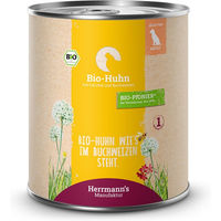 Produktbild von Herrmann's Manufaktur Bio Hundefutter Huhn mit Fenchel und Buchweizen Selection Adult 6 x 800 g - 6 x 800 g
