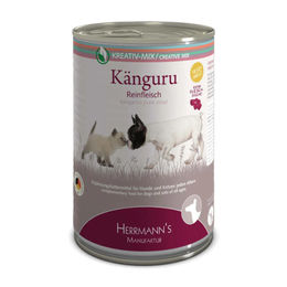 Herrmann's Manufaktur Bio Känguru Stückchen in Sauce Monoprotein 6 x 400 g - 6 x 400 g – Bild 1 von 3