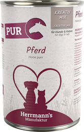 Herrmann's Manufaktur Bio Pute Monoprotein Katzen Nassfutter Stückchen in Sauce 6 x 400 g - 6 x 400 g – Bild 1 von 4