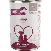 Produktbild von Herrmann's Manufaktur Bio Pute Monoprotein Katzen Nassfutter Stückchen in Sauce 6 x 400 g - 6 x 400 g