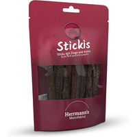 Produktbild von Herrmann's Manufaktur Bio Trockenfleisch Stickis Ziege mit Kürbis 80 g - 80 g