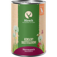Produktbild von Herrmann's Selection Adult Hundefutter Hirsch mit Kartoffel und Quitte Bio getreidefrei 6 x 400 g - 6 x 400 g