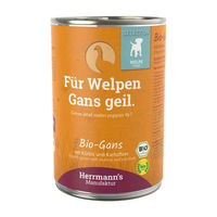 Produktbild von Herrmann's Selection Bio Gans für Welpen 6 x 400 g - 24 x 400 g