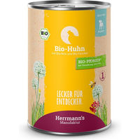 Produktbild von Herrmann's Selection Bio Hundefutter Welpe Huhn mit Reis und Fenchel 6 x 400 g - 6 x 400 g