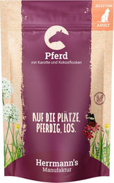 Herrmann's Selection Bio Katzen Nassfutter Adult Pferd mit Karotte und Kokosflocken 60 x 100 g - 20 x 100 g – Bild 1 von 4