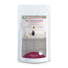 Herrmanns Bio Gemüsetopf Kreativ-Mix Stückchen in Sauce 14 x 150 g - 14 x 150 g – Bild 1 von 2