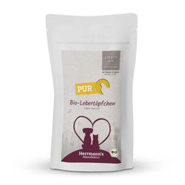 Produktbild von Herrmanns Bio Lebertöpfchen Kreativ-Mix Huhn Pastete für Junior Hunde - 12 x 100 g
