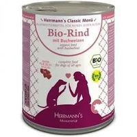 Produktbild von Herrmanns Classic Bio-Rind mit Buchweizen Stückchen in Sauce 6 x 800 g - 6 x 800 g