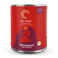 Produktbild von Herrmanns Classic Bio-Rind mit Süßkartoffeln Stückchen in Sauce Monoprotein 6 x 400 g - 6 x 400 g