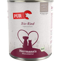 Produktbild von Herrmanns Hundefutter Kreativ-Mix Bio-Rind Reinfleisch 6 x 800 g - 6 x 800 g