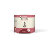 Produktbild von Herrmanns Selection Bio Huhn mit Karotte und Kamut Katzenflocken Adult 12 x 200 g - 12 x 200 g