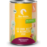 Produktbild von Herrmanns Selection Bio Huhn Stückchen in Sauce Adult 12 x 400 g - 6 x 400 g