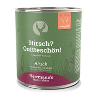 Produktbild von Herrmanns Selection Bio Hundefutter Adult Hirsch mit Stückchen in Sauce Getreidefrei Monoprotein 6 x 800 g - 6 x 800 g