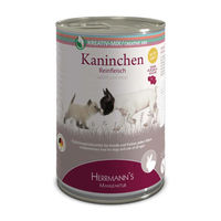Produktbild von Herrmanns Selection Bio Kaninchen Stückchen in Sauce Monoprotein für Katzen 6 x 400 g - 6 x 400 g