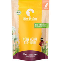 Produktbild von Herrmanns Selection Bio Katzenfutter Huhn mit Karotte und Kamut Adult Stückchen in Sauce 12 x 100 g - 12 x 100 g