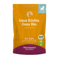 Produktbild von Herrmanns Selection Bio Kitten Nassfutter Gans Pouch - 20 x 100 g