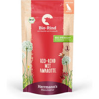 Produktbild von Herrmanns Selection Bio Rind mit Karotten und Amaranth Stückchen in Sauce Hund Adult 14 x 150 g - 15 x 150 g