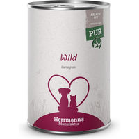 Produktbild von Herrmanns Selection Bio Wild Reinfleisch Stückchen in Sauce für Hunde 12 x 400 g - 400 g