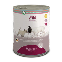 Herrmanns Selection Bio Wild Reinfleisch Stückchen in Sauce für Hunde 6 x 800 g - 6 x 800 g – Bild 1 von 3