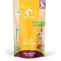 Produktbild von Herrmanns Selection Sensible Bio Hundefutter Huhn mit Karotte und Reis Stückchen in Sauce 14 x 150 g - 14 x 150 g