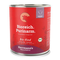 Produktbild von Herrmanns Selection Sensible Bio Rind mit Karotten purinarm für Hunde Adult 6 x 800 g - 6 x 800 g