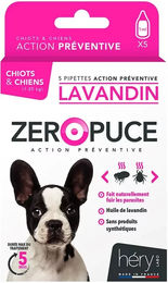 Produktbild von Héry Antiparasit Spot-On für Hunde gegen Flöhe und Zecken Lavendel 5er Pack