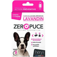 Produktbild von Héry Antiparasit Spot-On für Hunde gegen Flöhe und Zecken Lavendel 5er Pack