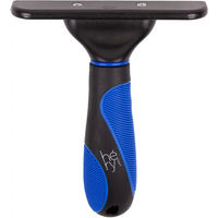 Produktbild von Héry Bürste für Hunde und Katzen aus Kunststoff in Schwarz oder Blau Größe L
