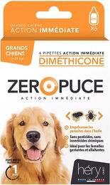 Produktbild von Héry Spot-On Antiparasit für Hunde gegen Flöhe und Zecken 6er Pack