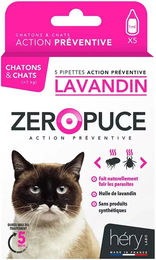 Héry Spot-On Antiparasit für Katzen Lavendel gegen Flöhe und Zecken 5er Packung – Bild 1 von 1