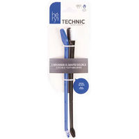 Produktbild von Héry Zahnbürste für Hund und Katze aus Kunststoff Blau 2er Pack