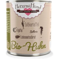 Produktbild von HerzensHund Bio Hundefutter Huhn Adult 6x800 g ohne Konservierungsstoffe