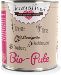 Produktbild von HerzensHund Bio Hundefutter Pute Adult 6x800 g