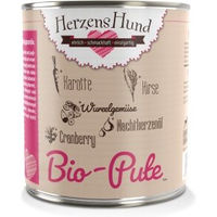 Produktbild von HerzensHund Bio Hundefutter Pute Adult 6x800 g