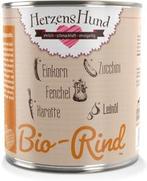 HerzensHund Bio Hundefutter Rind Adult ohne Konservierungsstoffe 6x800 g – Bild 1 von 1