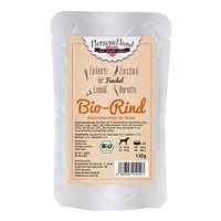 Produktbild von Herzenshund Bio Hundefutter Rind mit hohem Fleischanteil 18 x 130 g - 18 x 130 g