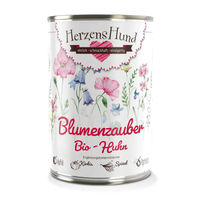 Produktbild von HerzensHund Bio Nassfutter Huhn mit Apfel für erwachsene Hunde 12 x 400 g - 12 x 400 g