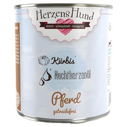 Herzenshund Hundefutter Pferd mit Kürbis Bio getreidefrei Adult 6x 800 g - 6 x 800 g – Bild 1 von 2
