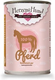 Produktbild von HerzensHund Hundefutter Pferd Monoprotein Getreidefrei und Sensitive 12x400g - 12 x 400 g