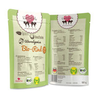 Produktbild von HerzensHund KatzenLiebe Bio-Rind mit Bio-Schwarzwurzel für Katzen Adult 15 x 100 g - 15 x 100 g