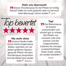 HerzensTier Bienenwunderspray Pfotenpflege und Fellspray für Hund Katze und Pferd 30ml – Bild 1 von 3