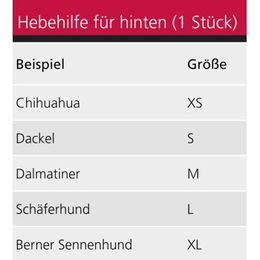HerzensTier Geh- und Tragehilfe für Hunde in Schwarz Größe L – Bild 1 von 3