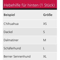 Produktbild von HerzensTier Geh- und Tragehilfe für Hunde in Schwarz Größe L