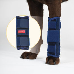 HerzensTier Karpalbandage aus Schaumstoff und Nylon für Hunde und Katzen in Blau – Bild 1 von 4